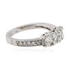 Image 2 : 14KT White Gold 1.27 ctw Diamond Ring