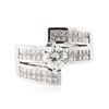 Image 1 : 18KT White Gold 2.26 ctw Diamond Ring