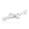 Image 1 : 14KT White Gold 1.17 ctw Diamond Cross Pendant