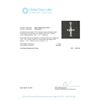 Image 3 : 14KT White Gold 1.17 ctw Diamond Cross Pendant