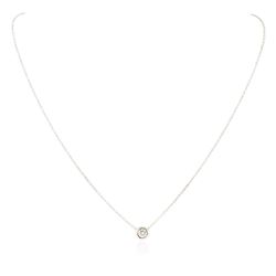 14KT White Gold 0.23 ctw Diamond Necklace