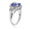 Image 3 : 14KT White Gold 2.14 ctw Tanzanite and Diamond Ring