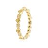 Image 3 : 18KT Yellow Gold 0.10 ctw Diamond Ring