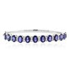 Image 1 : 14KT White Gold 11.45 ctw Sapphire and Diamond Bracelet