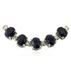 Image 1 : 14KT White Gold 73.04 ctw Sapphire and Diamond Necklace
