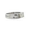 Image 2 : 14KT White Gold 1.12 ctw Diamond Ring