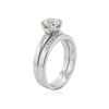 Image 3 : 14KT White Gold 1.12 ctw Diamond Ring