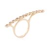 Image 3 : 14KT Rose Gold 0.13 ctw Diamond Ring