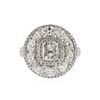 Image 1 : 18KT White Gold 3.52 ctw Diamond Ring