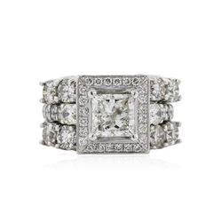 Platinum 4.01 ctw Diamond Ring