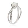 Image 3 : 14KT White Gold 1.50 ctw Diamond  Ring