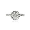 Image 1 : 14KT White Gold 1.59 ctw Diamond Ring