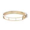 Image 3 : 14KT Yellow Gold Pearl Bangle Bracelet