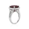 Image 3 : 18KT White Gold 8.20 ctw Ruby and Diamond Ring