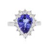 Image 1 : 14KT White Gold 2.66 ctw Tanzanite and Diamond Ring