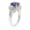Image 3 : 14KT White Gold 2.58 ctw Sapphire and Diamond Ring