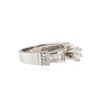 Image 2 : 18KT White Gold 0.95 ctw Diamond Ring