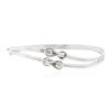 Image 1 : 14KT White Gold 0.52 ctw Diamond Bangle Bracelet