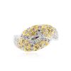 Image 1 : 14KT Two-Tone Gold 0.35 ctw Diamond Ring