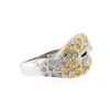 Image 2 : 14KT Two-Tone Gold 0.35 ctw Diamond Ring