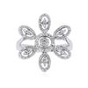 Image 1 : 18KT White Gold 0.48 ctw Diamond Ring