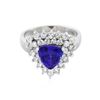 Image 2 : 14KT White Gold 2.16 ctw Tanzanite and Diamond Ring