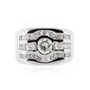 Image 1 : 14KT White Gold 2.31 ctw Diamond Ring