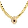 Image 2 : 14KT Yellow Gold 1.77 ctw Ruby and Diamond Jewelry Suite