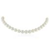 Image 1 : 14KT White Gold Pearl Necklace