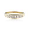 Image 1 : 14KT Yellow Gold 0.80 ctw Diamond Ring