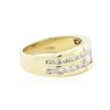 Image 2 : 14KT Yellow Gold 1.64 ctw Diamond Ring