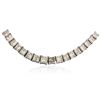 Image 1 : 18KT White Gold 24.39 ctw Diamond Necklace