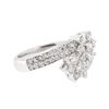 Image 2 : 14KT White Gold 1.10 ctw Diamond Ring