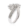 Image 3 : 14KT White Gold 1.10 ctw Diamond Ring