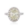 Image 1 : 14KT Two-Tone Gold 3.42 ctw Diamond Ring