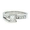 Image 1 : 18KT White Gold 1.45 ctw Diamond Ring