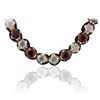 Image 3 : 14KT Yellow Gold 10.56 ctw Ruby and Diamond Necklace