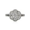 Image 1 : 14KT White Gold 1.27 ctw Diamond Ring