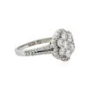 Image 2 : 14KT White Gold 1.27 ctw Diamond Ring