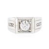 Image 1 : 14KT White Gold 1.47 ctw Diamond Ring