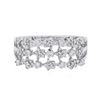 Image 1 : 18KT White Gold 0.51 ctw Diamond Ring