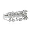 Image 2 : 18KT White Gold 0.51 ctw Diamond Ring