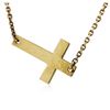 Image 1 : 14KT Yellow Gold Cross Necklace