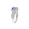 Image 3 : 14KT White Gold 1.84 ctw Tanzanite and Diamond Ring