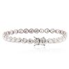 Image 2 : 18KT White Gold 9.66 ctw Diamond Tennis Bracelet