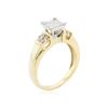 Image 3 : 14KT Yellow Gold 0.56 ctw Diamond Ring