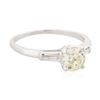 Image 2 : Platinum 1.19 ctw Diamond Ring
