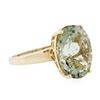Image 2 : 14KT Yellow Gold 8.76 ctw Amethyst Ring