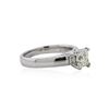 Image 2 : Platinum 0.93 ctw Diamond Ring
