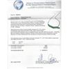 Image 3 : 14KT White Gold 5.88 ctw Emerald and Diamond Necklace